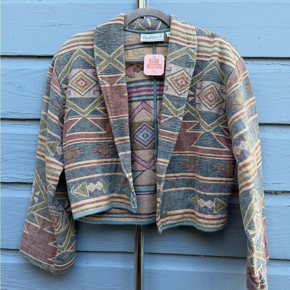 Vintage Western Tapestry Jacket